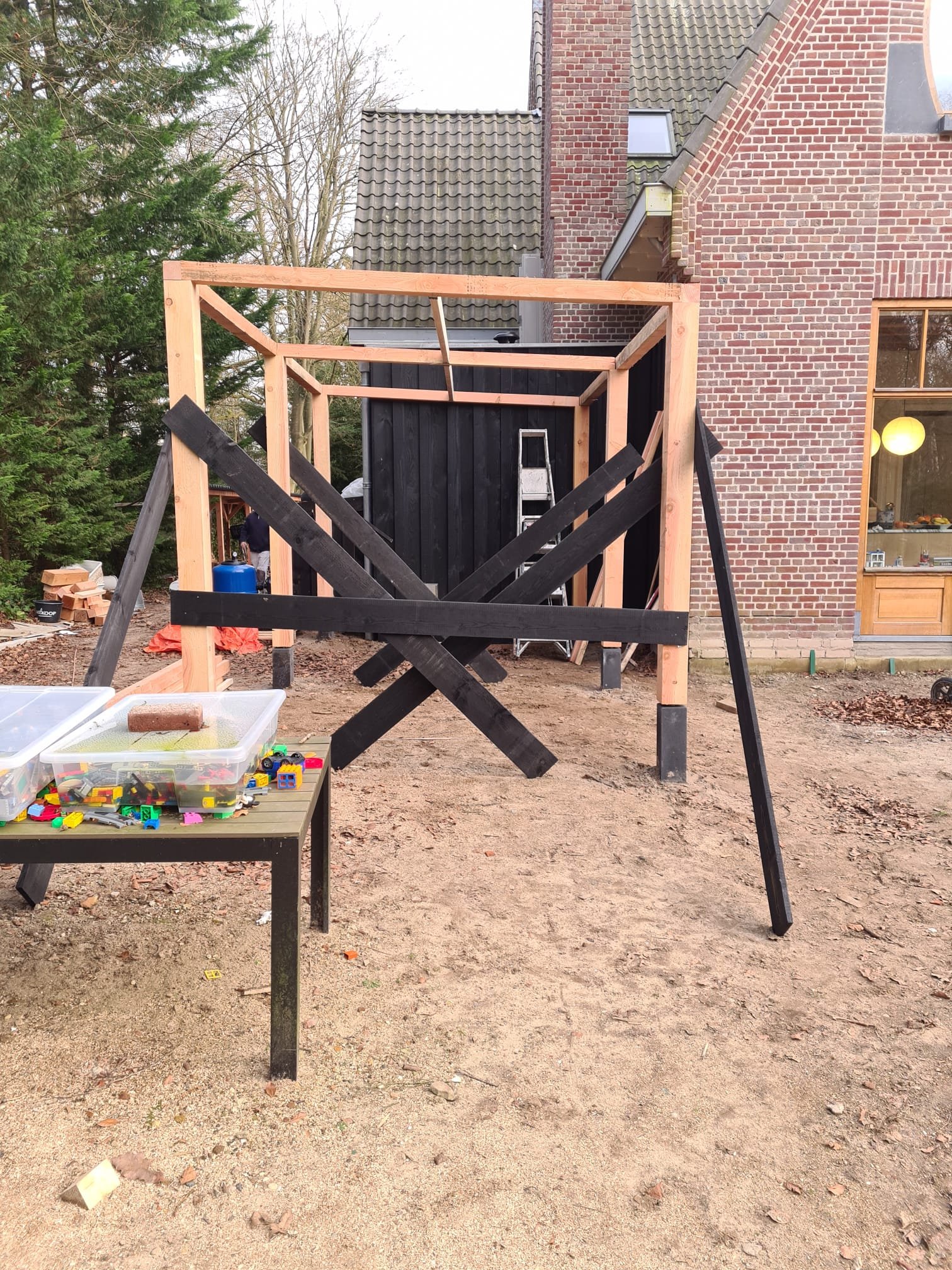 Nieuwbouw — schuur project 1